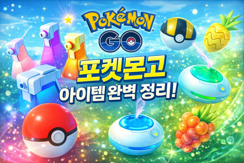 포켓몬고 아이템 정리 썸네일 이미지
