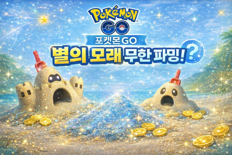 포켓몬고 별의 모래 무한파밍 썸네일