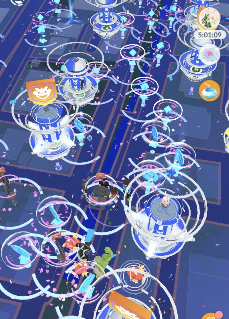 포켓몬고 커뮤니티데이 지도 화면